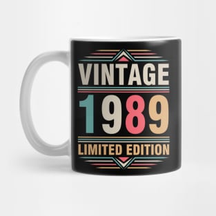 Vintage 1989 Ltd Edition Happy Birthday 33 Years Old Me You Mug